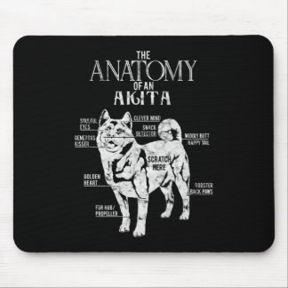 Tapis De Souris Cool Akita Anatomy Clos Cadeaux Amoureux de les ch