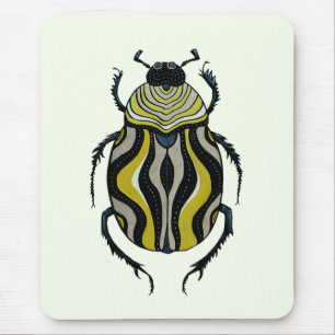 Tapis De Souris Cool Beetle Bug Art Insect Lover