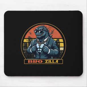 Tapis De Souris Cool Bro Brozilla Strong Brother Saurus Famille Ma