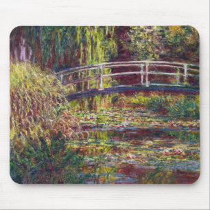 Tapis De Souris cool du pont japonais Claude Monet, ancien, maîtr