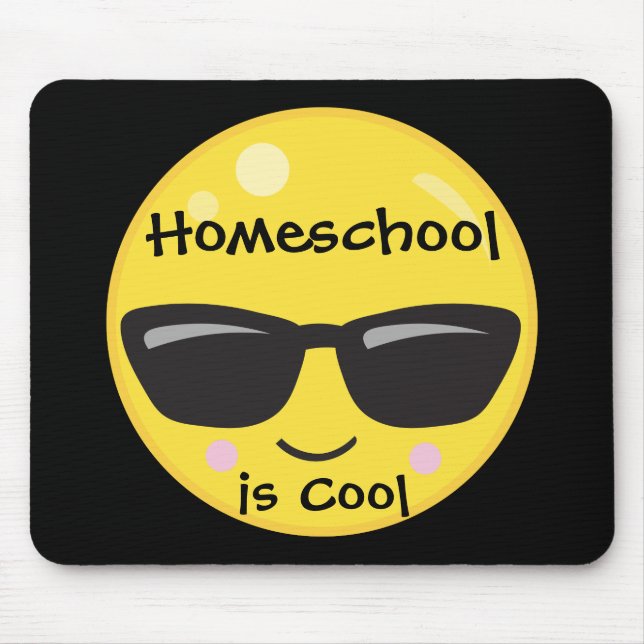Tapis De Souris Cool Emoji pour Homeschool (Devant)