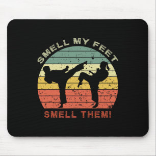 Tapis De Souris Cool Karate Funny Sens Mes Pieds Karate Pour Garço