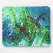 Cool Moderne Abstrait Acrylique Art Pad Souris