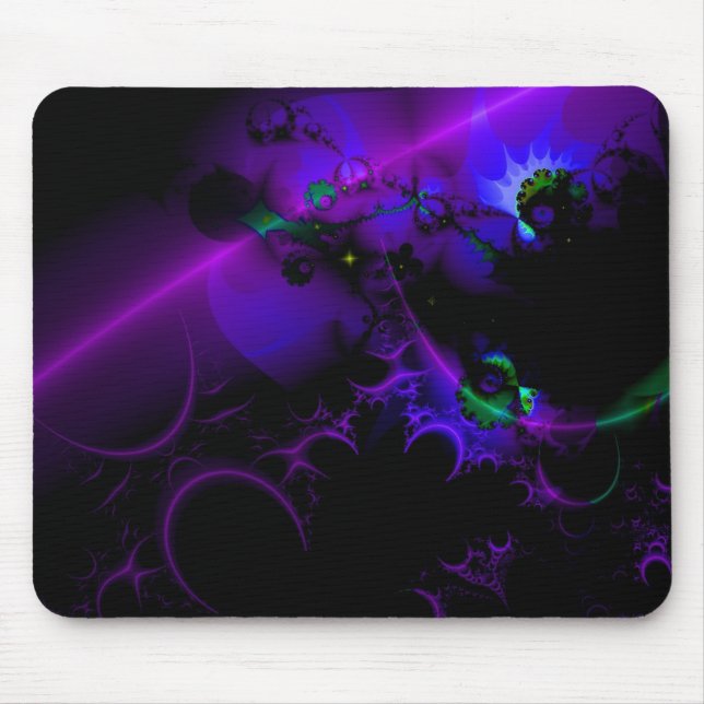 Tapis De Souris Cool pourpre Mousepad de lune (Devant)