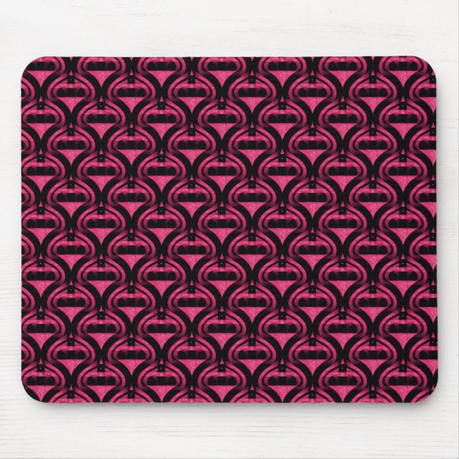 Tapis De Souris Cool rose rétro Mousepad (Devant)