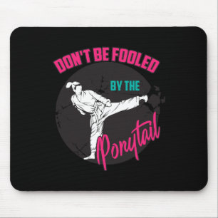 Tapis De Souris Cool Taekwondo Art Pour Femmes Filles Karate Judo 