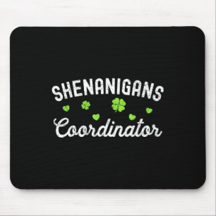 Tapis De Souris Coordinateur de Shenanigans Happy Jour de la Saint