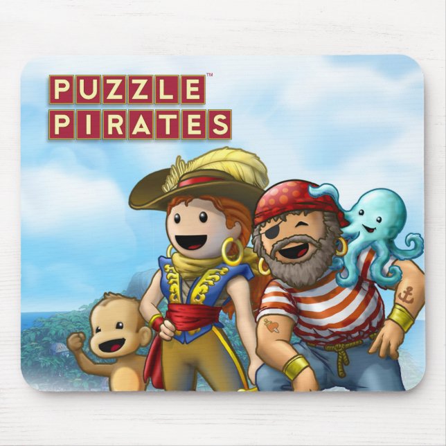 Tapis De Souris Copains Mousepad de pirate (Devant)