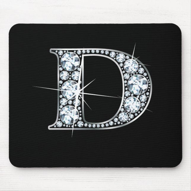 Tapis De Souris Copie Mousepad de "Bling de diamant" de D (Devant)