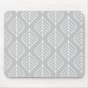 Tapis De Souris Copie Mousepad - gris de feuille