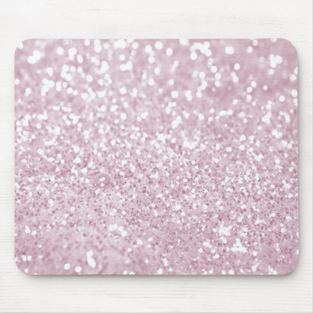 Tapis De Souris Copie rose Girly de photo de parties scintillantes (Devant)