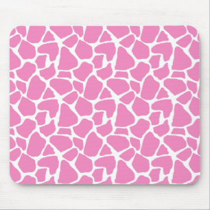 Tapis De Souris Copie rose Mousepad de girafe