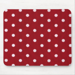 Tapis De Souris Copie rouge de point de polka