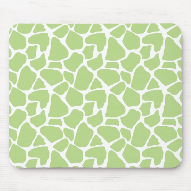Tapis De Souris Copie verte Mousepad de girafe (Devant)