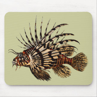 Tapis De Souris Copie vintage d'art de Lionfish