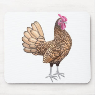 Tapis De Souris Coq petit Mousepad de Sebright