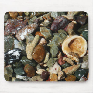 Tapis De Souris Coquilles, rochers et corail Photographie de la na