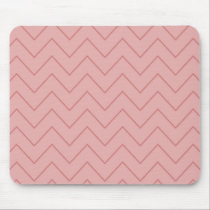 Tapis De Souris Coral Pink Chevron