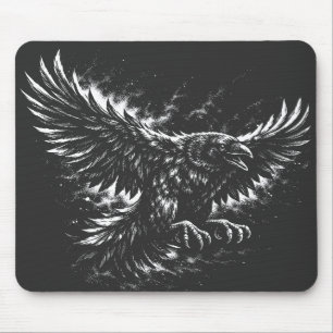 Tapis De Souris Corbeau gothique – par BurnsInHell