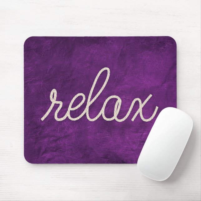 Tapis De Souris Corde Nautique Se Détendre Sur Pad De Souris Viole (Avec souris)