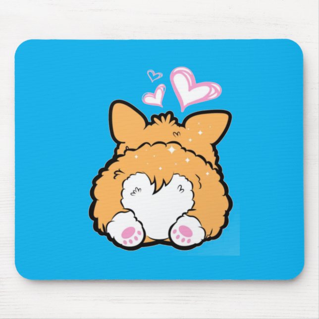 Tapis De Souris Corgi Butt (Devant)