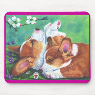 Tapis De Souris Corgi Mousepad de Gallois de Pembroke