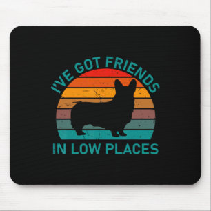 Tapis De Souris Corgi Retro Funny Chien Dit Pour Les Pères Mères D