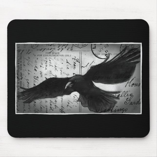 Tapis De Souris Corneille de luxe (Devant)