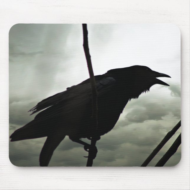Tapis De Souris Corneille/photo de Raven (Devant)