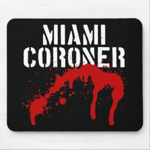 Tapis De Souris Coroner de palladium de métro de Miami