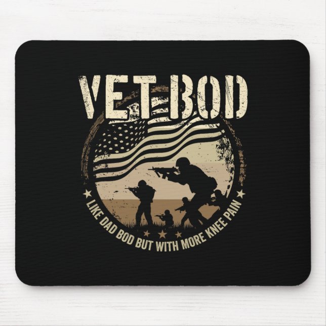 Tapis De Souris Corps - Comme le corps de papa mais avec plus de d (Devant)