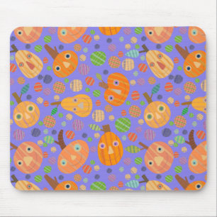 Tapis De Souris Correctif Citrouille violet