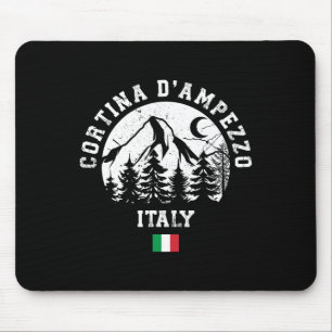 Tapis De Souris Cortina D'ampezzo Italie Alpes Station de ski alpi
