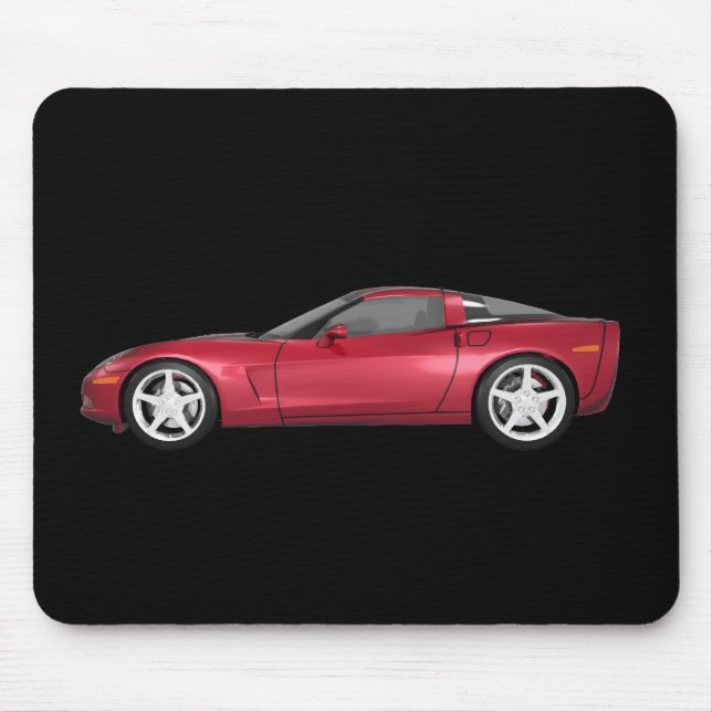 Tapis De Souris Corvette 2008 : Voiture de sport : La sucrerie (Devant)