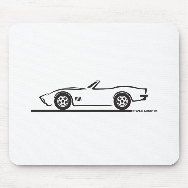 Tapis De Souris Corvette convertible 1970-72 (Devant)