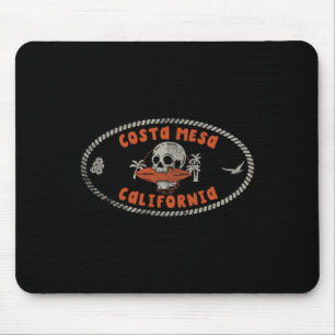 Tapis De Souris Costa Mesa Californie Ca Rétro Surfer Avant Et Ck