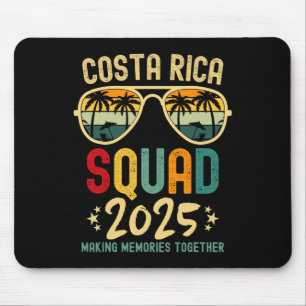 Tapis De Souris Costa Rica Escadron de vacances 2025 Voyage en fam