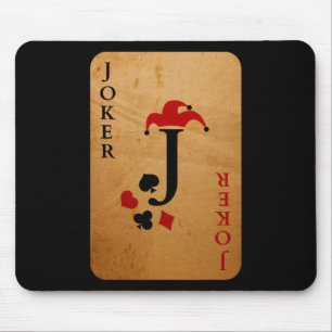 Tapis De Souris Costume de carte Joker Halloween Deck de cartes