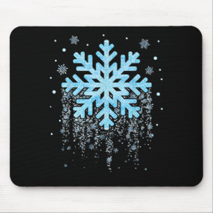 Tapis De Souris Costume de flocon de neige Hiver Noël Matching Men