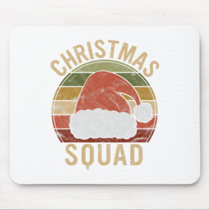 Tapis De Souris Costume de l'Escouade de Noël Cadeau Père Noël Mat