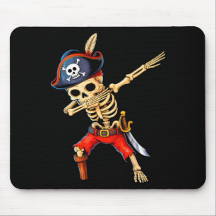 Tapis De Souris Costume de pirate squelette dabbing pour enfants H
