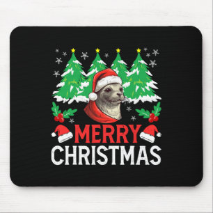 Tapis De Souris Costume de pyjama de Noël du phoque du Baïkal pour