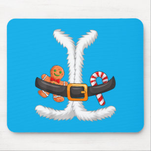 Tapis De Souris Costume de tenue de Père Noël pour couple Hallowee