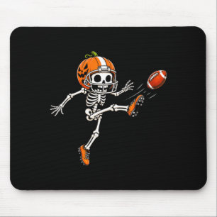 Tapis De Souris Costume d'Halloween de football de squelette de ci