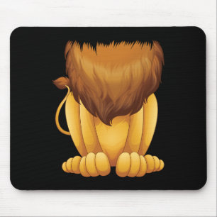 Tapis De Souris Costume Lion sans tête mignon Halloween Funny Gros