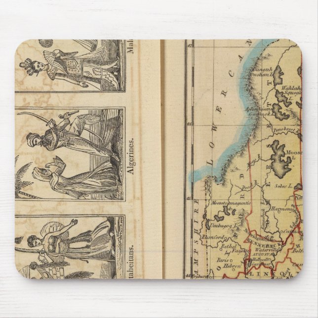 Tapis De Souris Costumes du Maine (Devant)