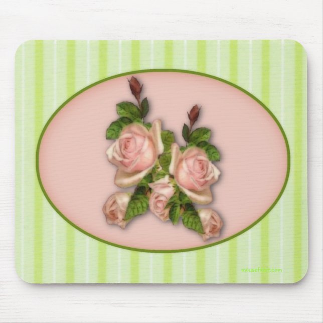 Tapis De Souris Cottage Chic Mousepad (Devant)