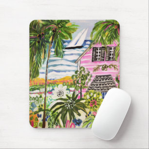 Tapis De Souris Cottage rose sur la baie I
