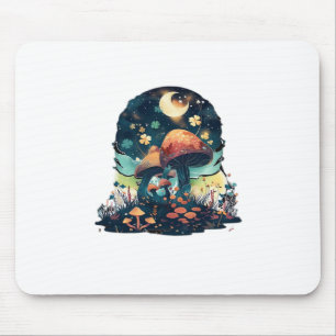 Tapis De Souris Cottagecore et Salon de Champignons Goblincore est