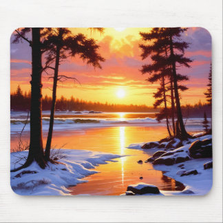 Tapis De Souris coucher de soleil